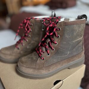 UGG Kids' Robley Waterproof Boot In Walnut